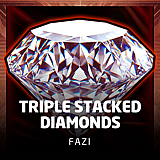 Triple Stacked Diamonds